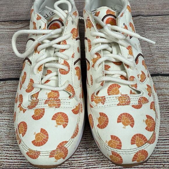 Saucony X Pardon Me Jazz Original "Thanksgiving Turkey" Print Sneakers Mens 6.5 - Picture 4 of 14